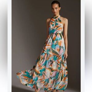 Maeve keyhole halter dress from Anthropologie